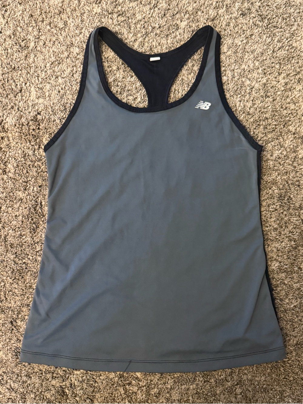 New Balance Women's Gray Racerback Workout Tank Top